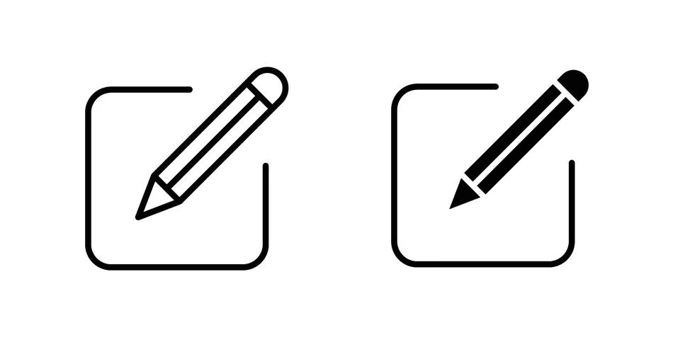 Register icon for design projects and web UI Stock Illustration