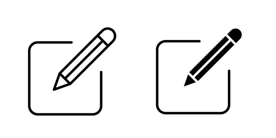 Register icon vector symbol graphics Stockillustratie