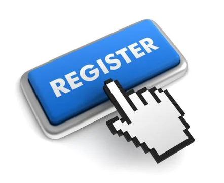 Register keyboard isolated Stock Illustration