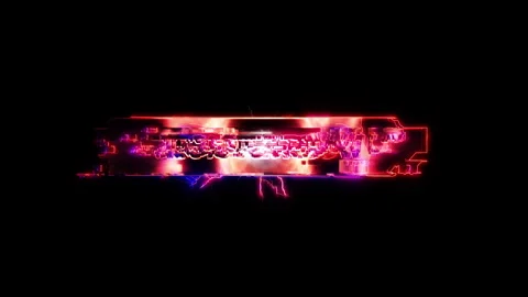 Register Now abstract lightning glitch text abstract background 動画素材 265859639