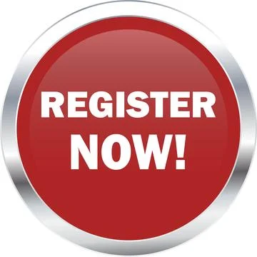 Register Now Button sign, Register Now symbol vector Illustrazione stock