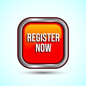 Register Now Icon Button Design Illustration Stock Illustration