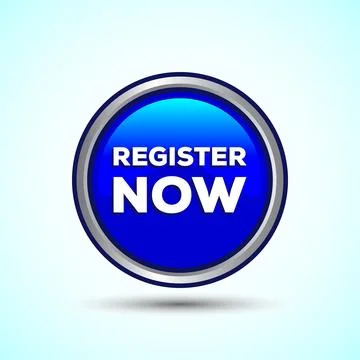 Register Now Icon Button Design Illustration Stock Illustration