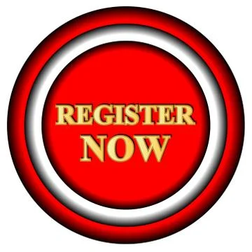 Register now logo 库存插图