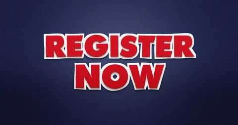 Register now. Stop motion animation with paper cut look Stock Footage 90736479