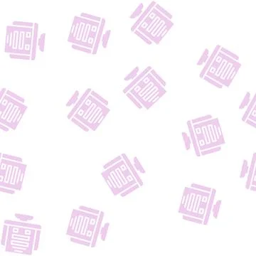 Register online registration glyph vector seamless pattern Illustrazione stock