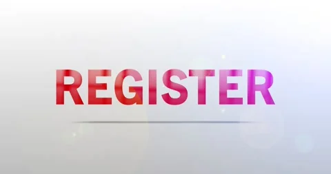 Register. Particle Logo. Text Animation Vídeo Stock 135206954