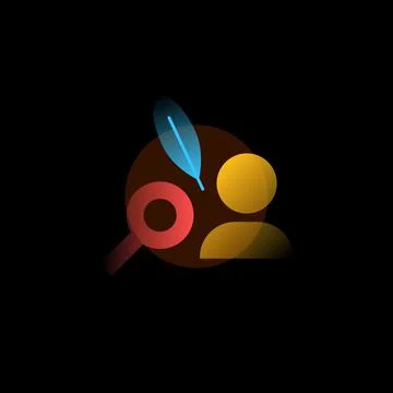 Register. Vector icon in gradient style. Editable illustration Stock Illustration