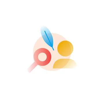 Register. Vector icon in gradient style. Editable illustration Stock Illustration