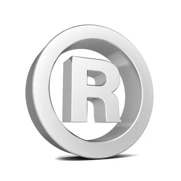 Registered mark concept 3d illustration Stock Illustration