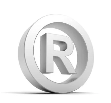 Registered mark concept 3d illustration Stock Illustration