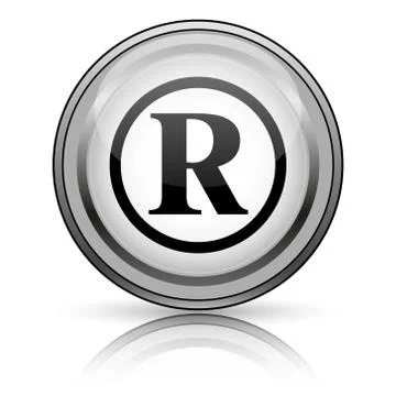 Registered mark icon Stock Illustration