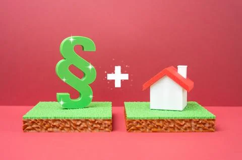 Registering additional land plots. Expanding land ownership. Stock Photos