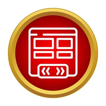 Registering online for website internet user account form Stockillustratie
