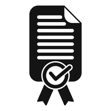 Registration certificate icon simple vector. New sign user Illustrazione stock