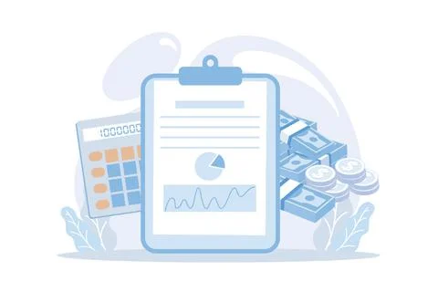 Registration of claim form document, providing personal information, income i Stock-Illustration