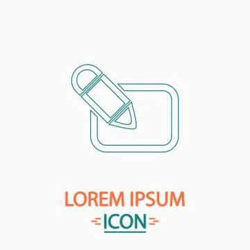 Registration computer symbol Illustrazione stock