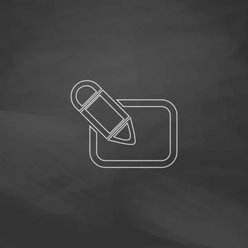 Registration computer symbol Illustrazione stock