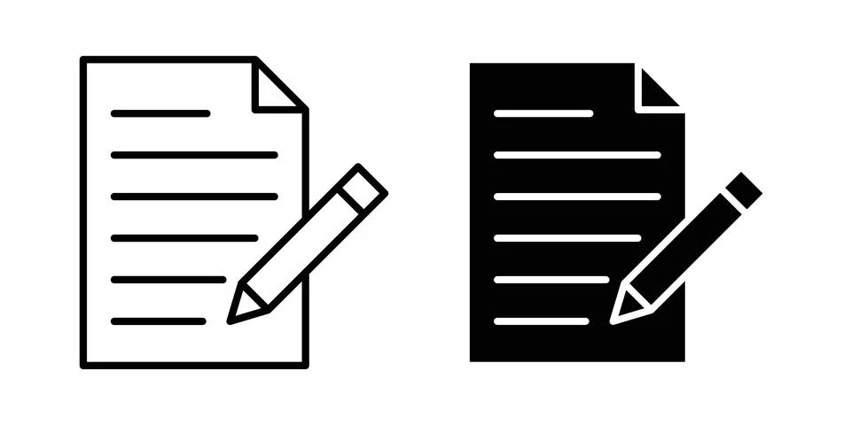 Registration form icon vector symbol graphics Stock Illustration