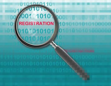 Registration Stock Illustration