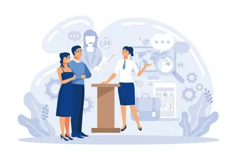 Registration or sign up user interface. People using secure login and passw.. Stock Illustration