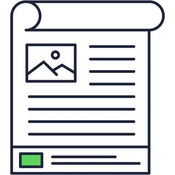 Registration security flat icon vector on white Stock Illustration