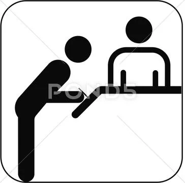 Registration symbol, artwork Stock Illustration