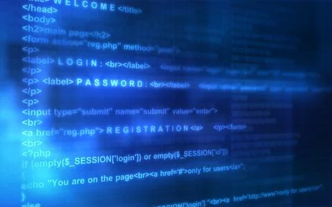 Registration on the web page イラスト素材