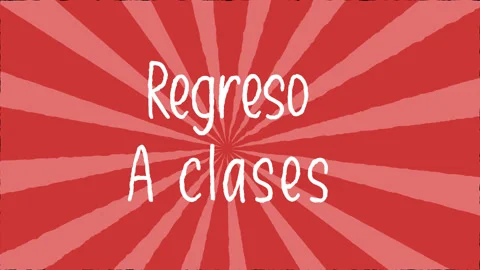 Regreso a clases animation text. back to school Stock Footage 314452103