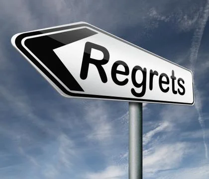 Regret Illustrazione stock