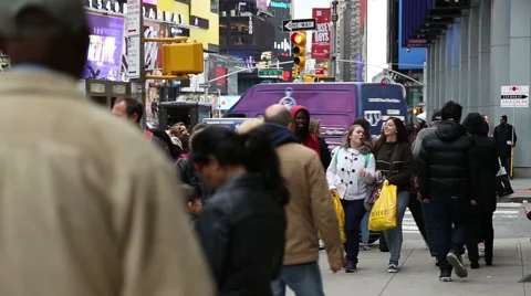 Regular atmosphere shot of NYC Stock Footage 50115755