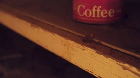 Regular coffee tilt shot Vídeos de archivo 54557164