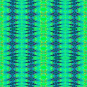 Regular diamond pattern green blue purple Stock Illustration