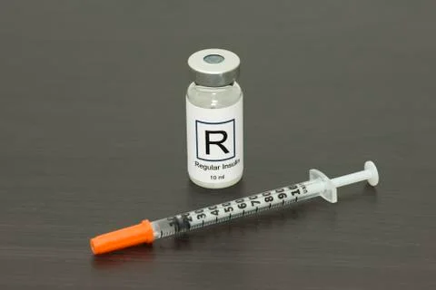Regular insulin Stock Photos