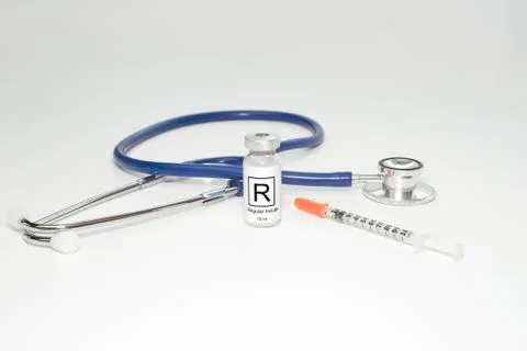 Regular insulin Stock Photos