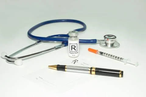 Regular insulin Stock Photos