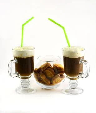 Regular mocha with whipped cream Stock-Fotos