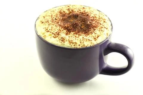 Regular mocha with whipped cream Stock Photos