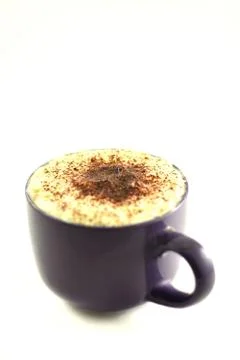 Regular mocha with whipped cream Stock Photos