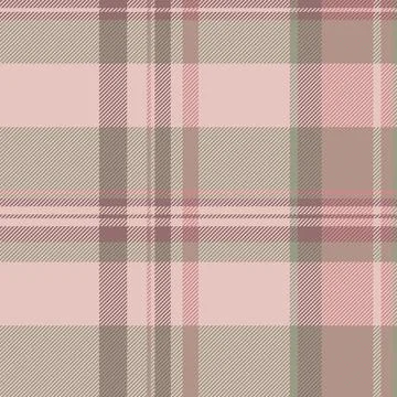 Regular plaid tartan texture, light seamless vector fabric. Satin backgroun.. Stock Illustration