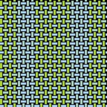 Regular rectangles pattern blue green black Stock Illustration