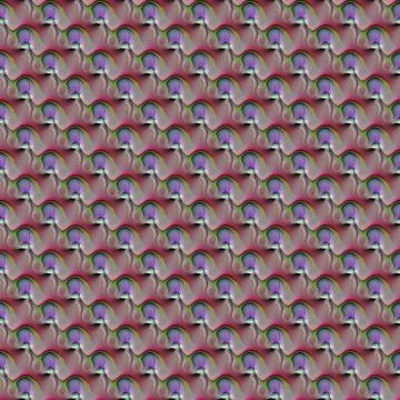 Regular round pattern purple pink violet green diagonally dimensional Illustrazione stock