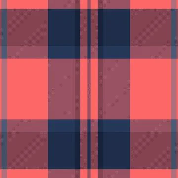 Regular seamless fabric textile, glamor vector plaid pattern. Customized ch.. Stock Illustration