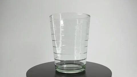 Regular shaped glass 3 Stock Footage 328419329