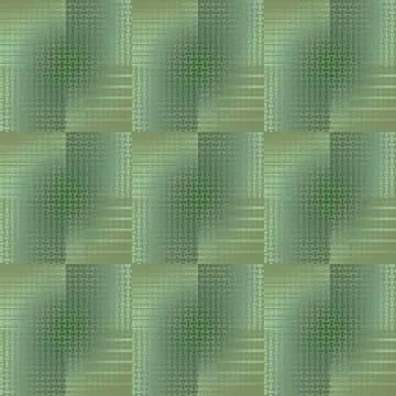 Regular shifted square pattern in green, gray and brown shades Stock Illustration