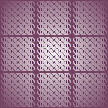 Regular squares pattern silver gray and purple centered and blurred Stock Illustration