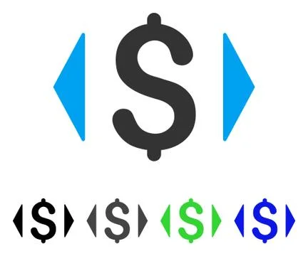 Regulate Price Flat Icon Stock Illustration