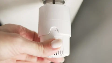 Regulation control of the heating temperature on the battery Vídeos de archivo 331459866