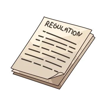 Regulation document illustration Stock Illustration