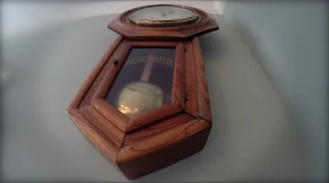 Regulator wall clock Stock Footage 47562362